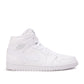 Air Jordan 1 MID 'Triple White' (Weiß)  - Allike Store