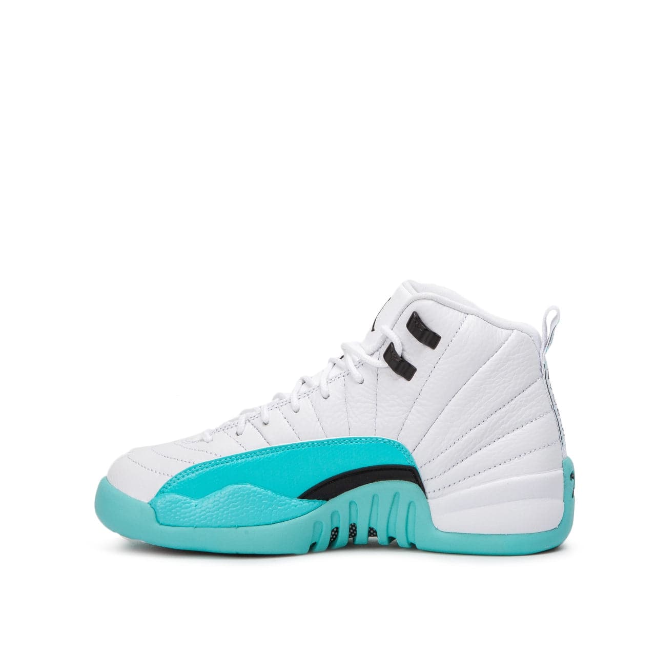 Retro 12 teal store and white