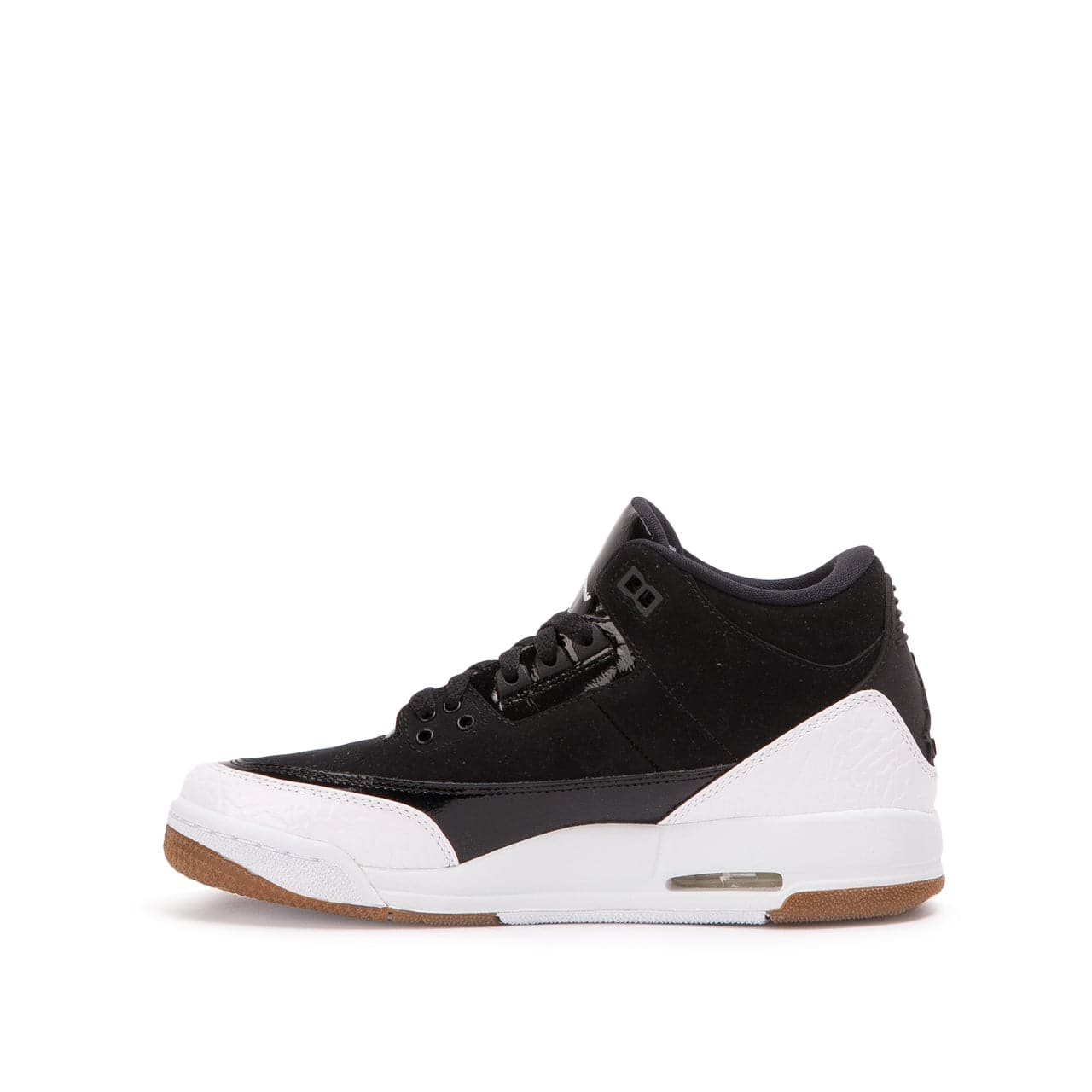 Air Jordan 3 Retro GS (Schwarz / Weiß)  - Allike Store