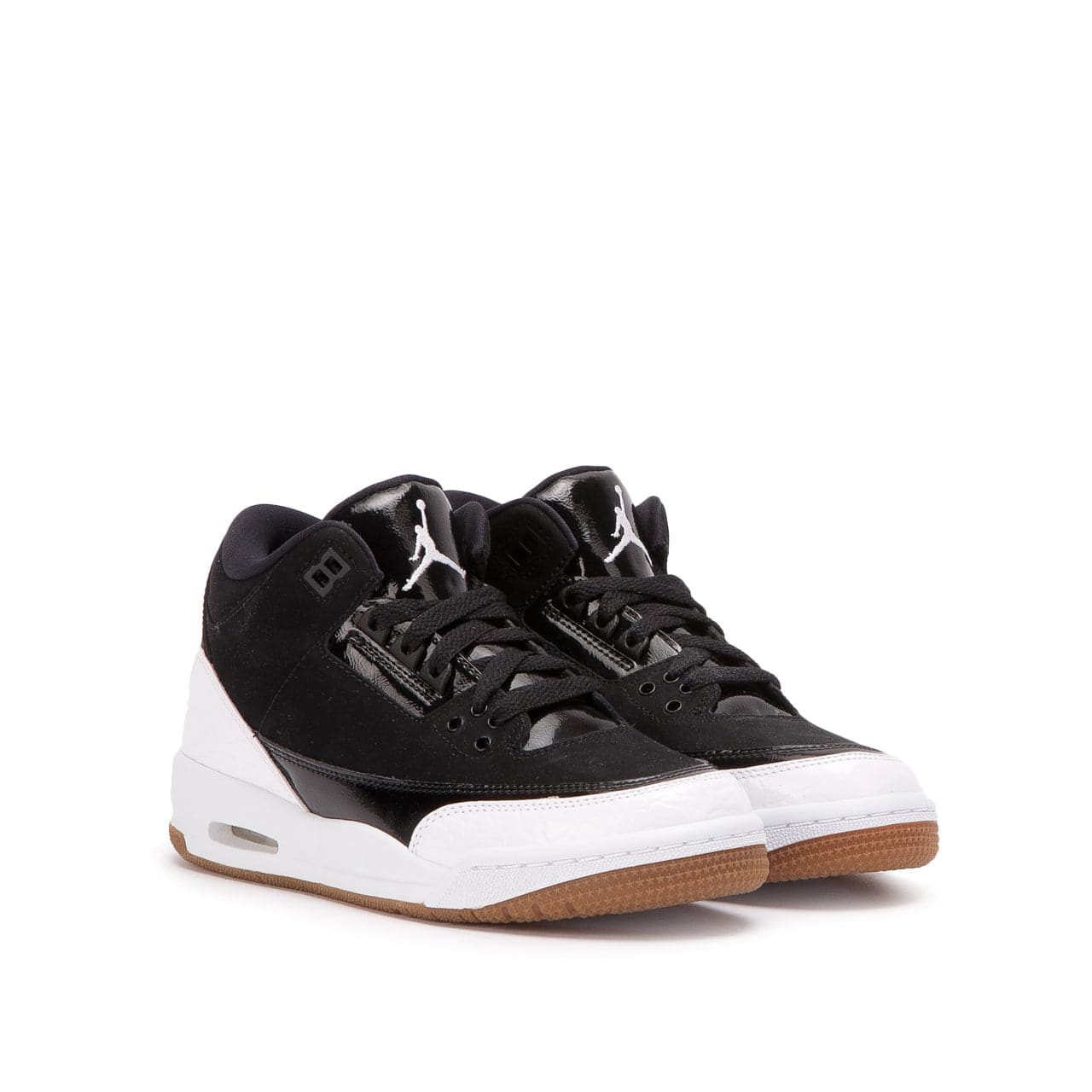 Air Jordan 3 Retro GS (Schwarz / Weiß)  - Allike Store
