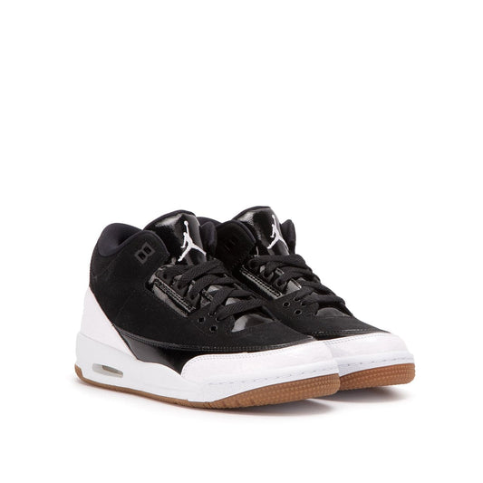 Air Jordan 3 Retro GS (Schwarz / Weiß)  - Allike Store
