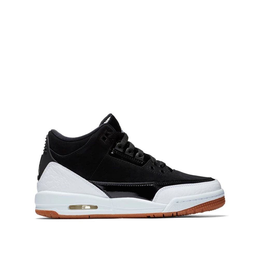 Air Jordan 3 Retro GS (Schwarz / Weiß)  - Allike Store