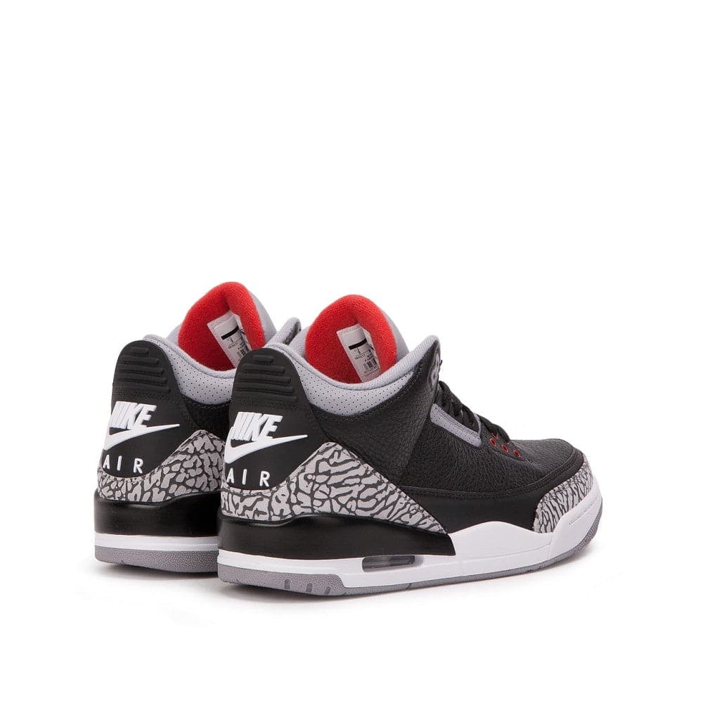 Air Jordan 3 Retro OG GS 'Black Cement' (Schwarz / Grau / Rot)  - Allike Store