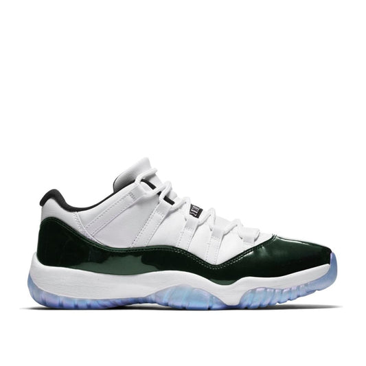 Air Jordan XI Retro Low 'Easter' (Weiß / Schwarz / Emerald Rise)  - Allike Store