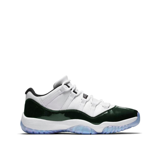 Air Jordan XI Retro Low GS 'Easter' (Weiß / Schwarz / Emerald Rise)  - Allike Store