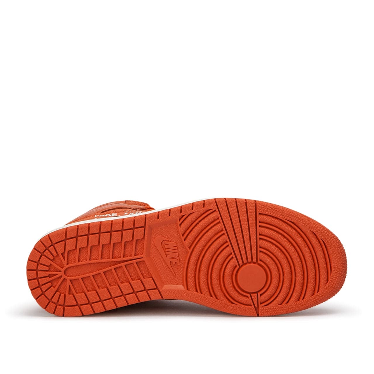 Jordans with orange bottoms discount