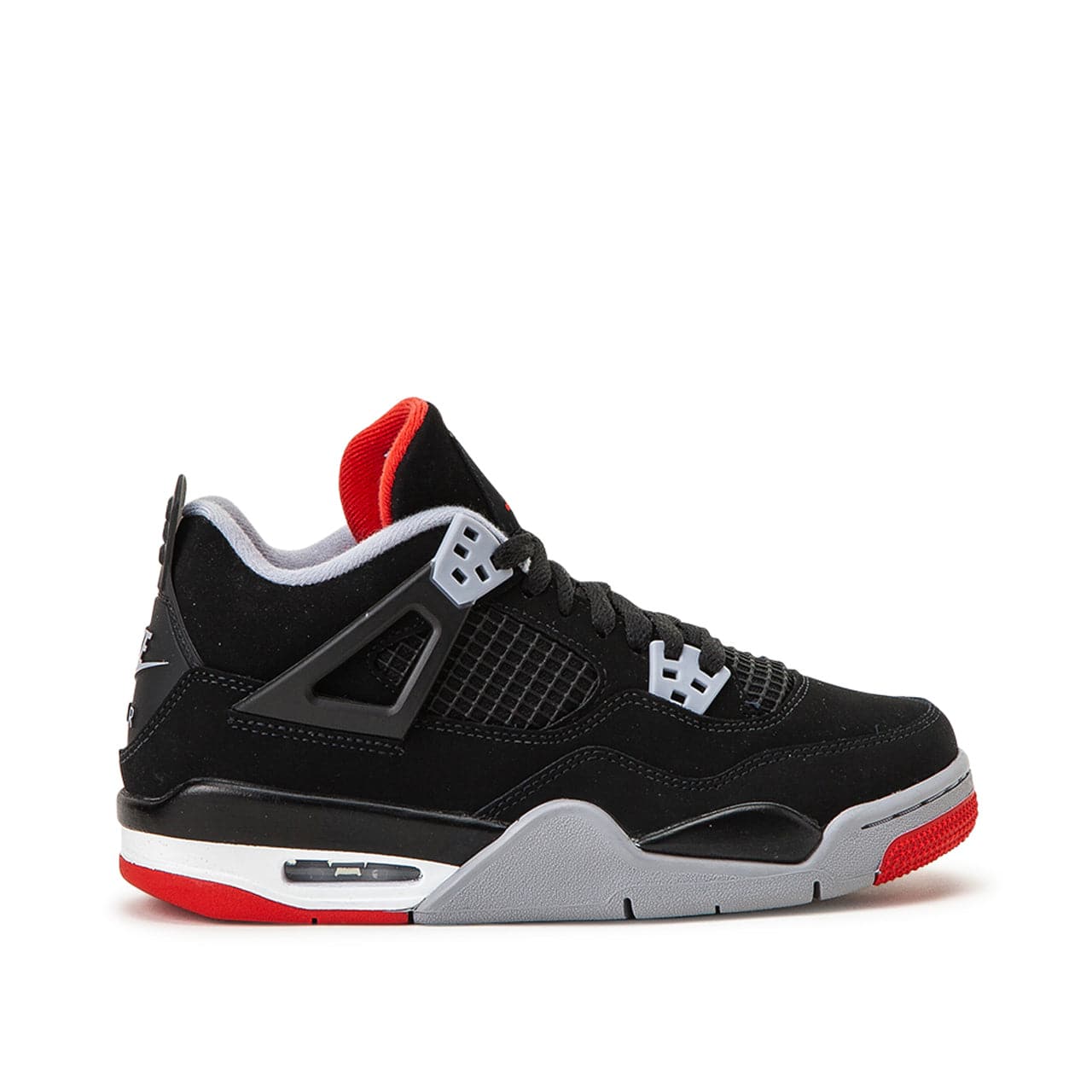 Black and red jordan retro 4 discount
