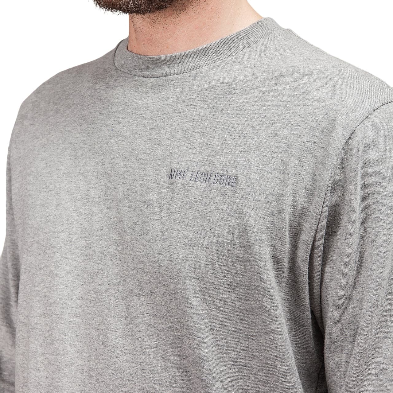 Aimé Leon Dore LS Logo Tee (Grau)  - Allike Store