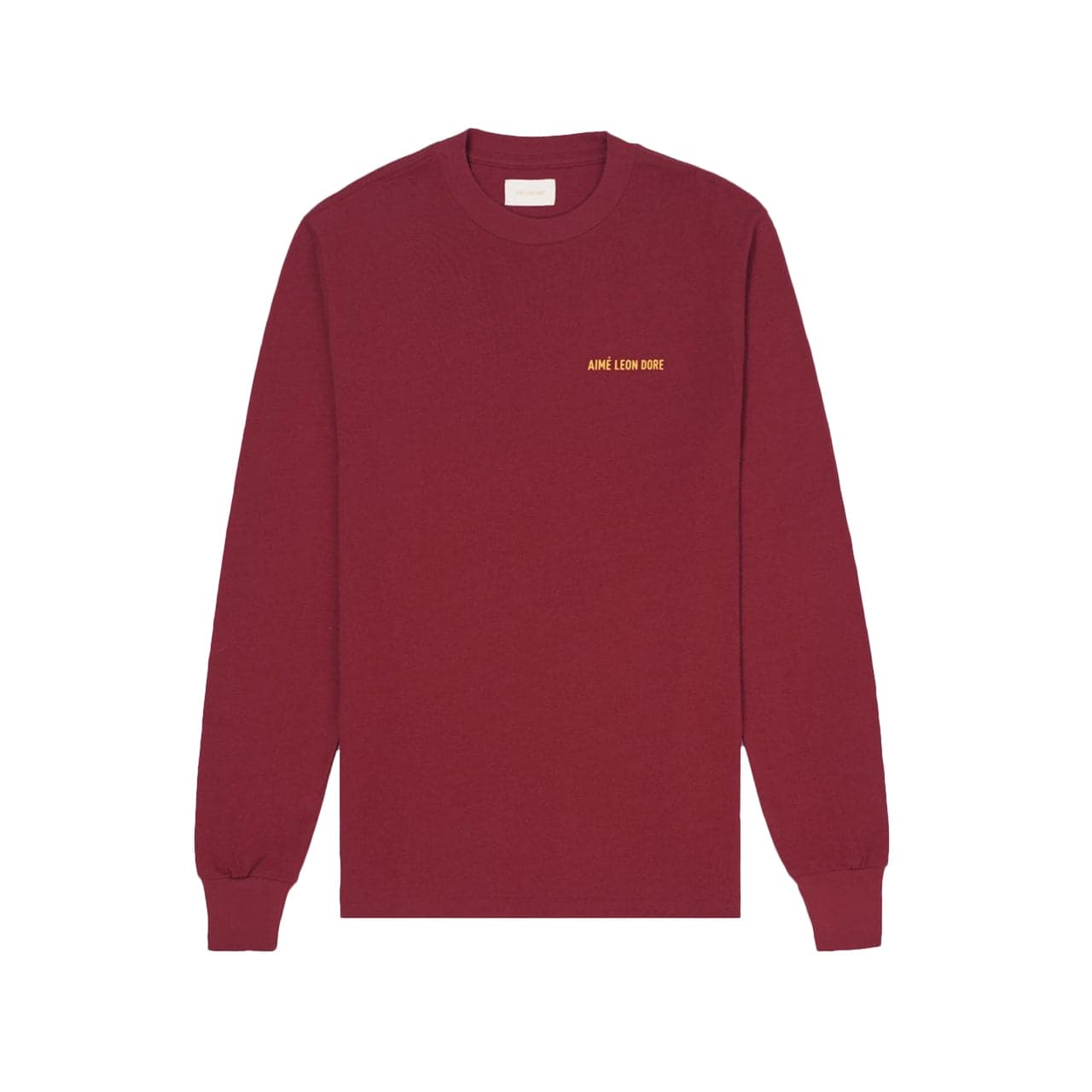 Aimé Leon Dore LS Logo Tee (Burgundy) FW18-00859 – Allike Store