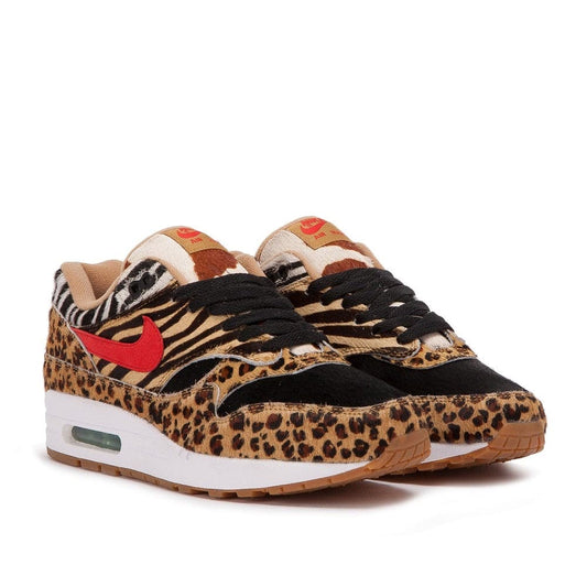 atmos x Nike Air Max 1 DLX “Animal Pack 2.0” (Weiß / Rot / Bison / Grün)  - Allike Store