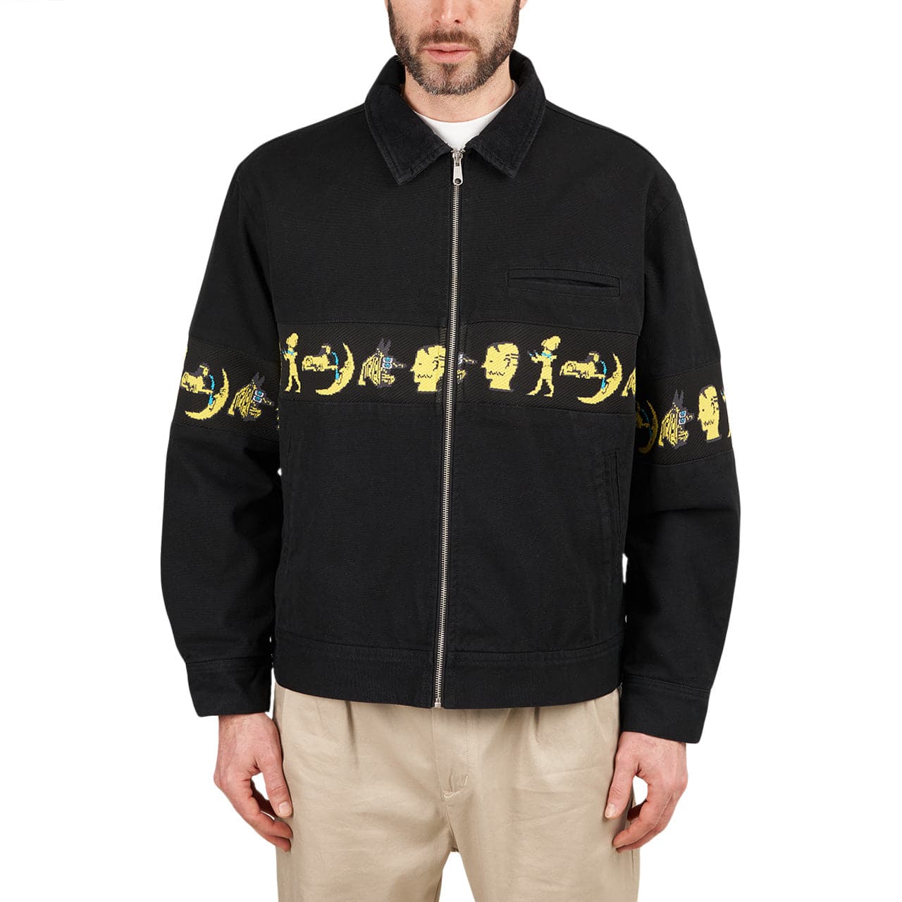Brain Dead Egyptian Canvas Jacket (Schwarz)  - Allike Store