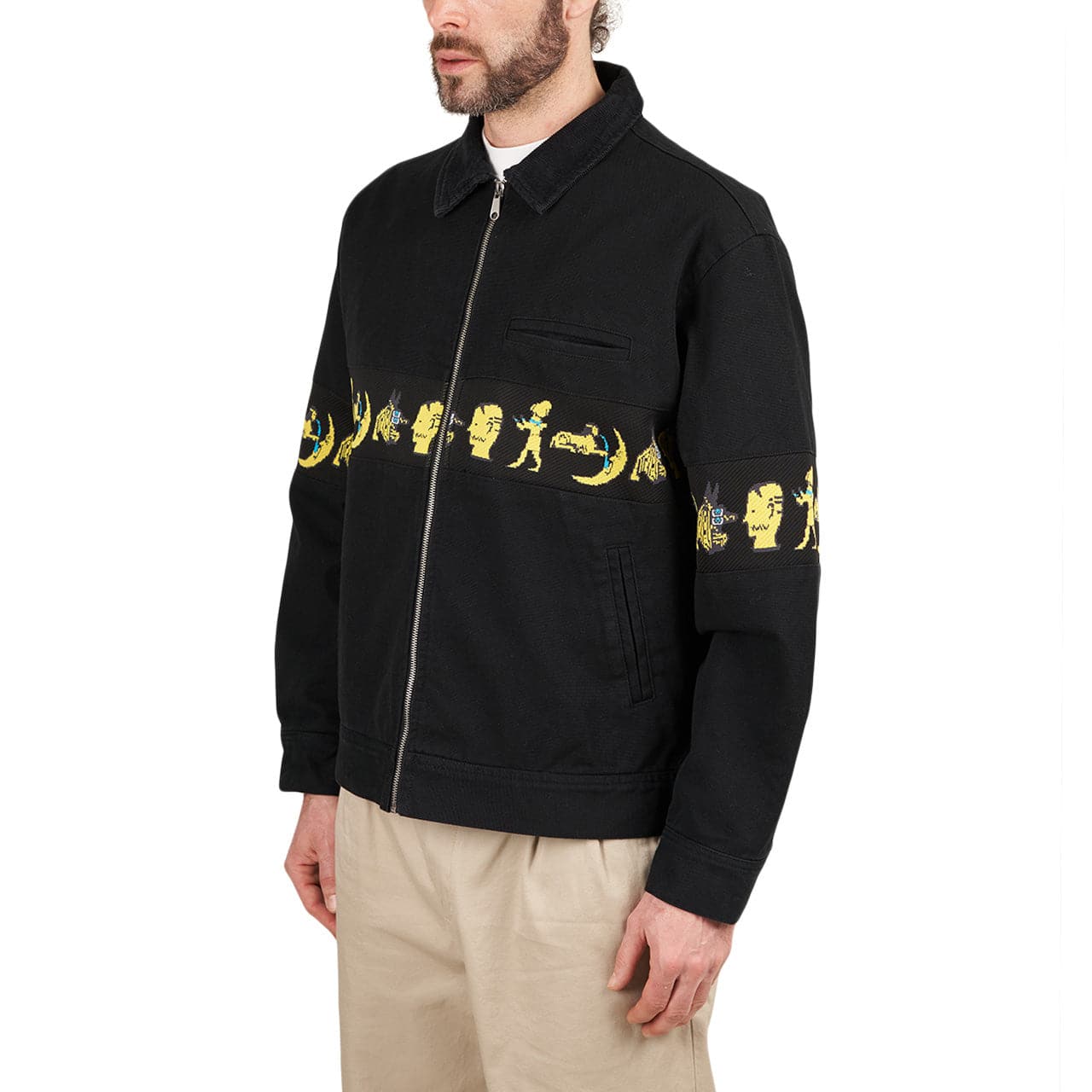 Brain Dead Egyptian Canvas Jacket (Schwarz)  - Allike Store