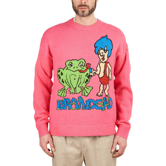 Brain Dead Buddies Sweater (Fuchsia)  - Cheap Juzsports Jordan Outlet