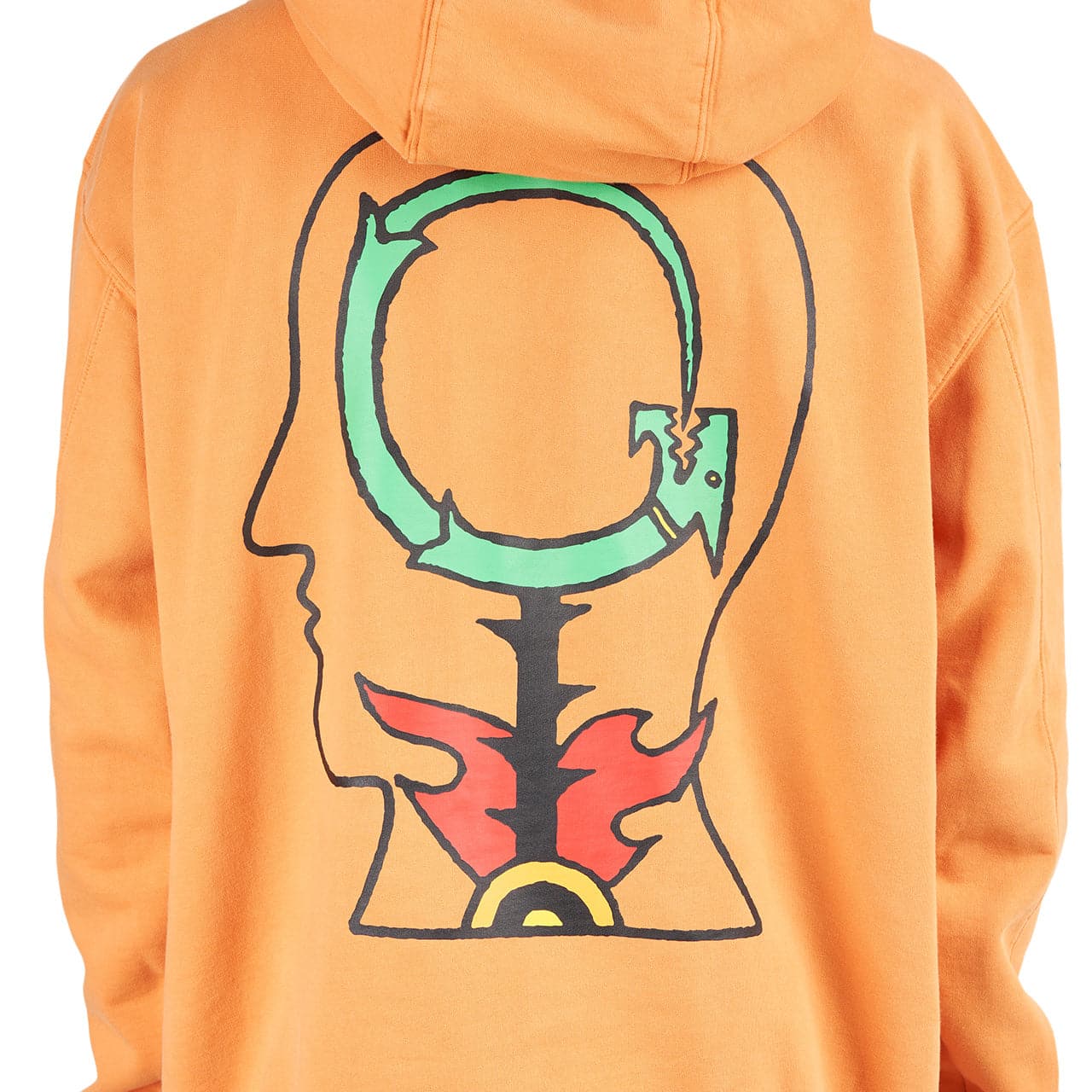 Brain Dead Heatwave Hooded Sweatshirt (Orange)  - Allike Store