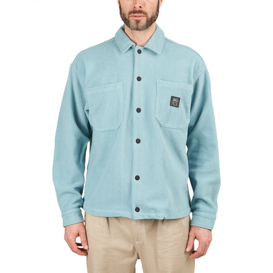 Brain Dead Polar Fleece Climber Shirt (Hellblau)  - Allike Store