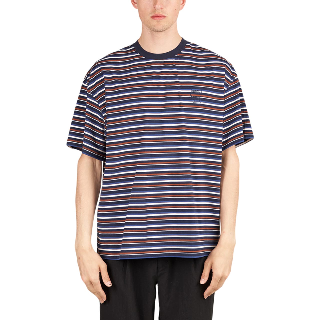 Brain Dead Nineties blocked Striped T-Shirt (Multi)  - Allike Store