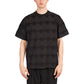 Brain Dead Lightning Head Textured Stripe T-Shirt (Schwarz)  - Allike Store