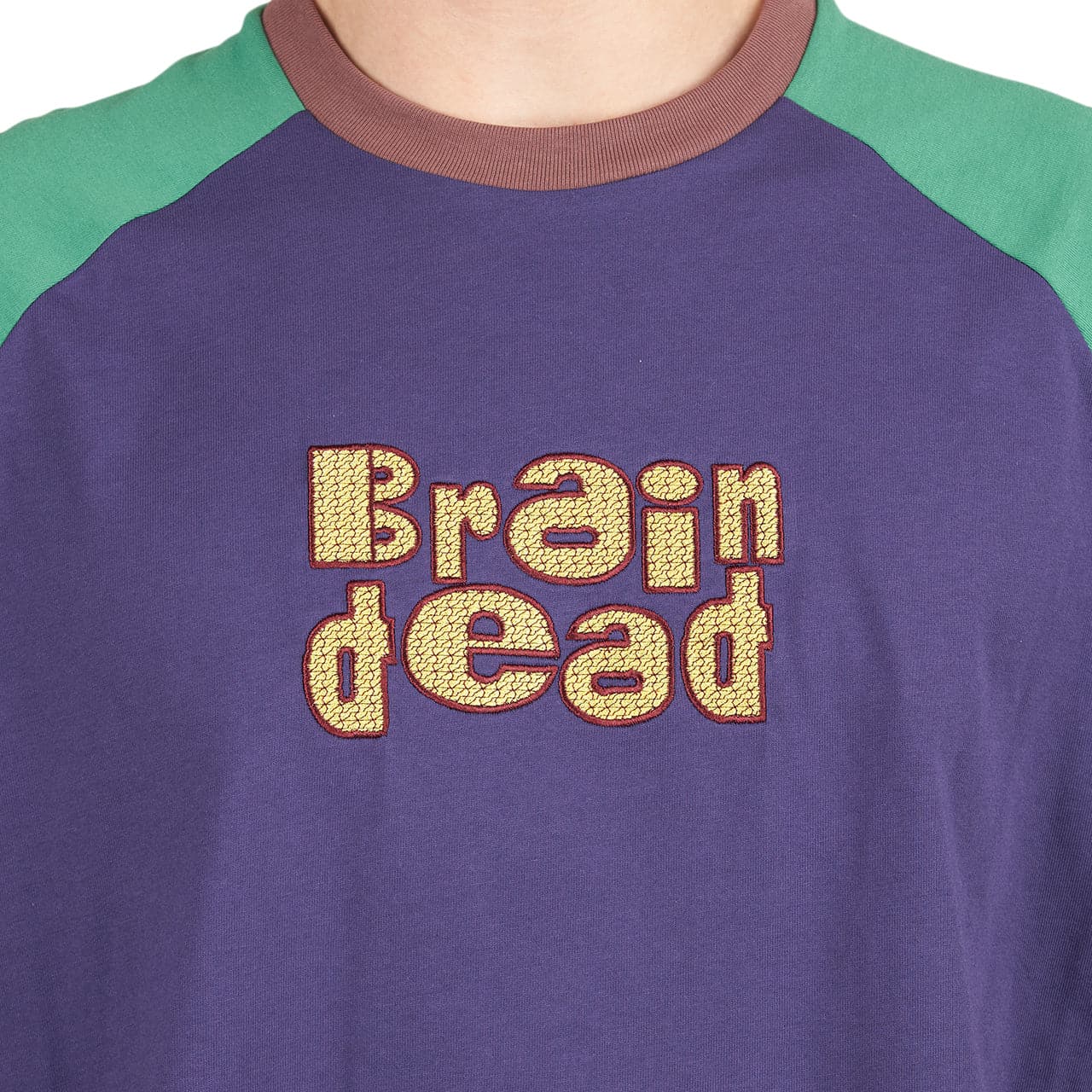 Brain Dead Field Raglan T-Shirt (Navy)  - Allike Store