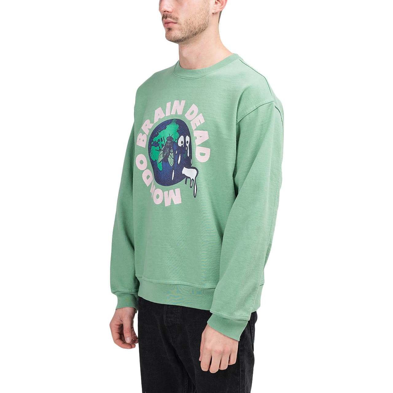 超爆安 Brain Store Allike - BDF19-16 (Grün) Crewneck Mondo Dead トップス