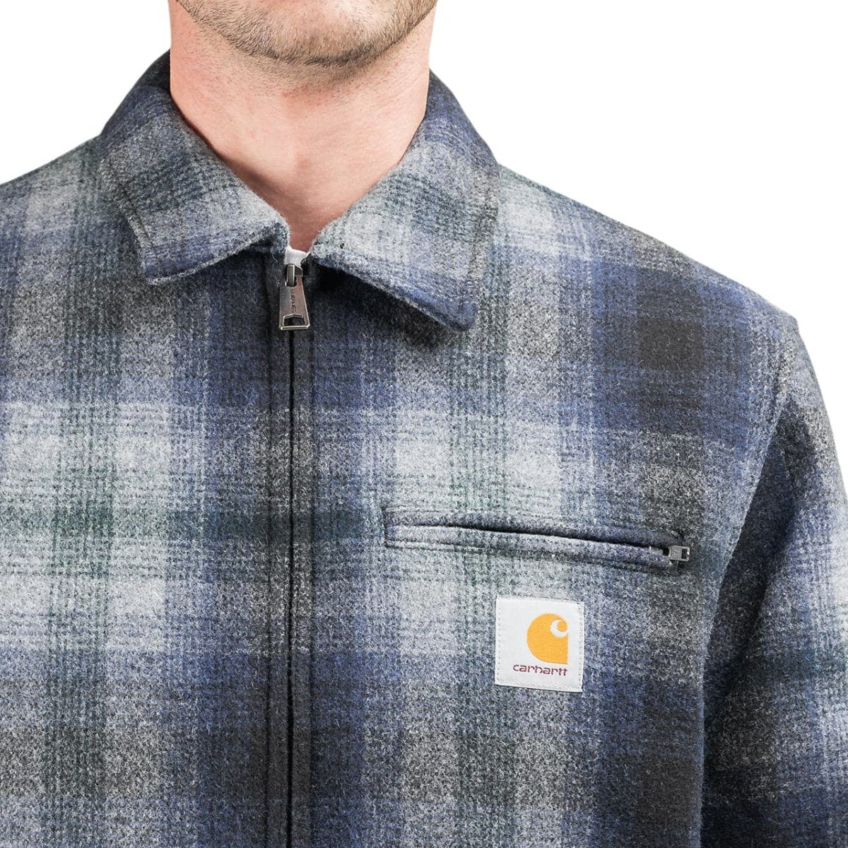 Carhartt WIP Detroit Vermont Jacket (Blau / Grau / Schwarz)  - Allike Store