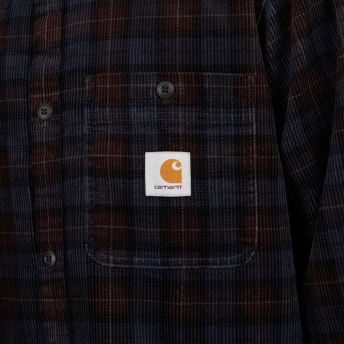 Carhartt WIP Flint Shirt Breck Check Print (Blau / Schwarz)  - Allike Store