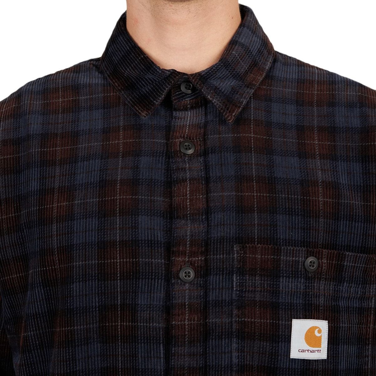 Carhartt WIP Flint Shirt Breck Check Print (Blau / Schwarz)  - Allike Store