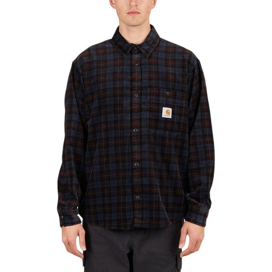 Carhartt WIP Flint Shirt Breck Check Print (Blau / Schwarz)  - Allike Store