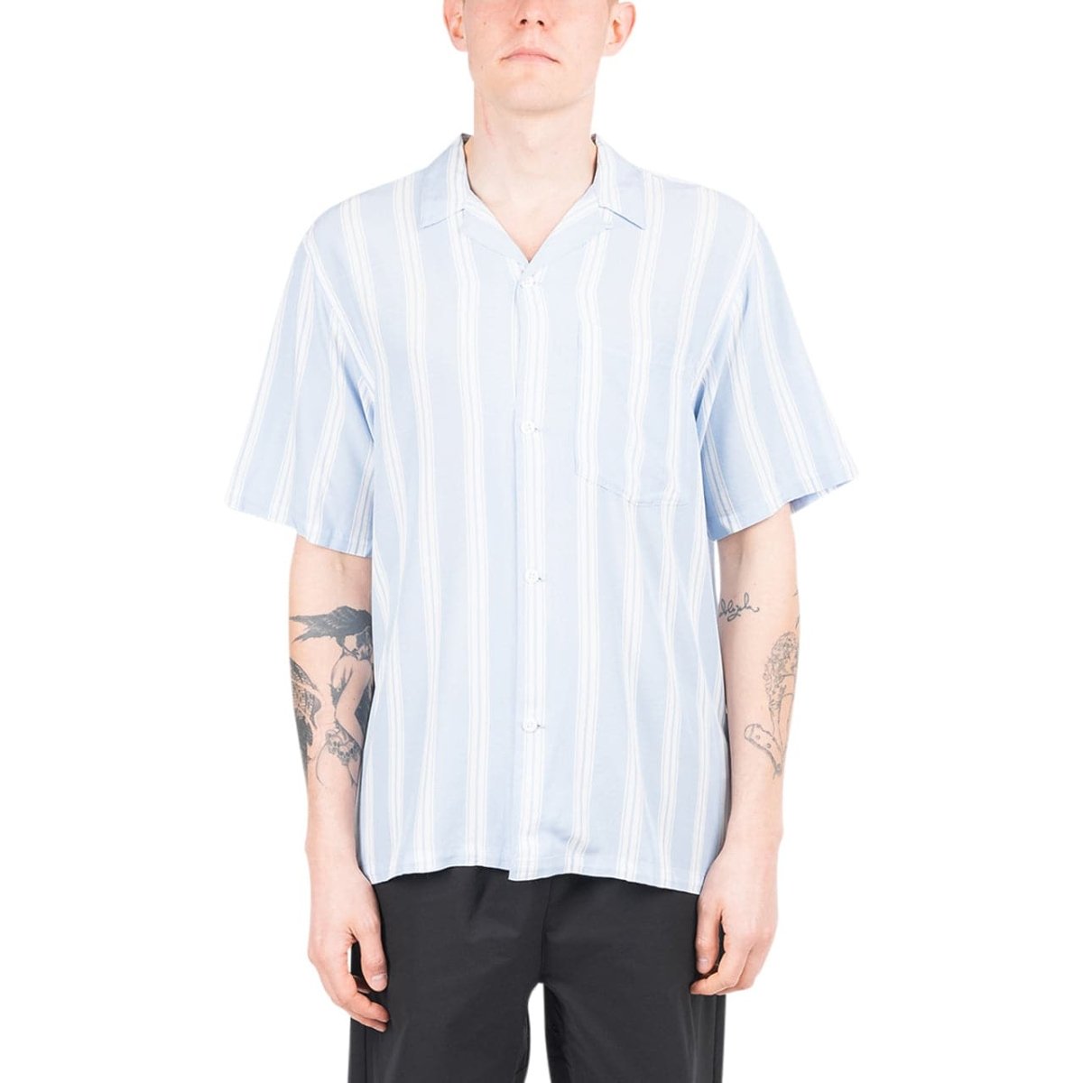 Carhartt WIP Foley Shirt (Blau / Weiß)  - Allike Store