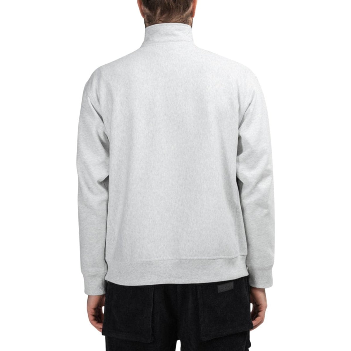 Carhartt WIP Half Zip American Script Sweatshirt (Hellgrau)  - Allike Store