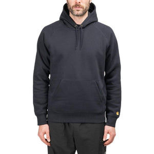 Carhartt WIP Hooded Chase Sweatshirt (Navy / Gold)  - Allike Store