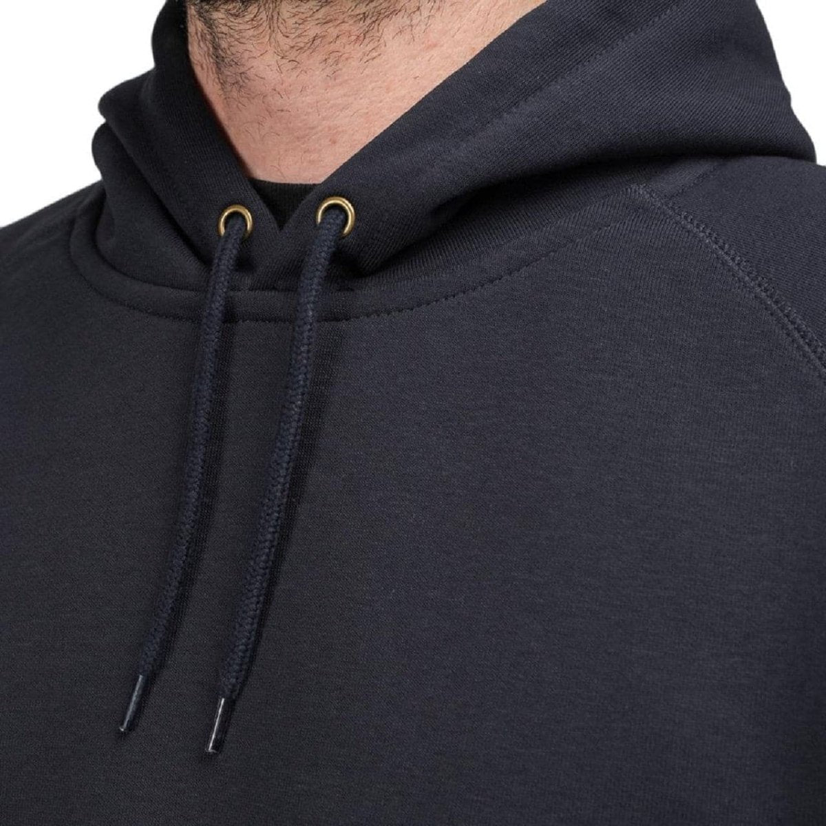 Carhartt WIP Hooded Chase Sweatshirt (Navy / Gold)  - Allike Store