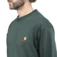 Carhartt WIP L/S American Script T-Shirt (Grün)  - Allike Store