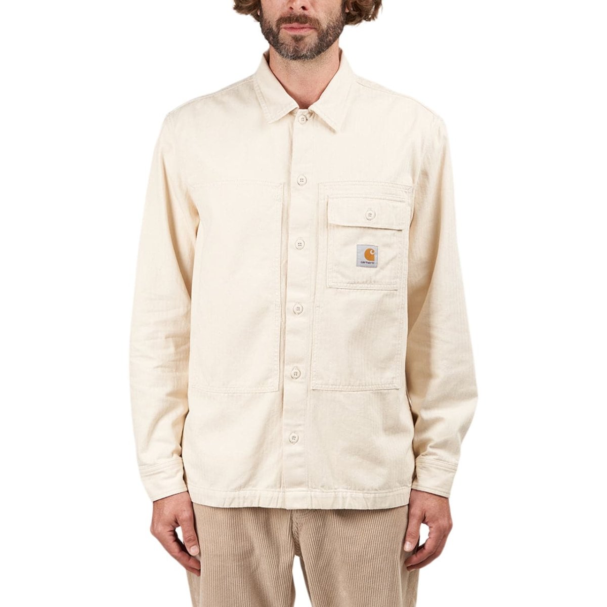 Carhartt WIP L/S Charter Shirt (Natural)  - Allike Store