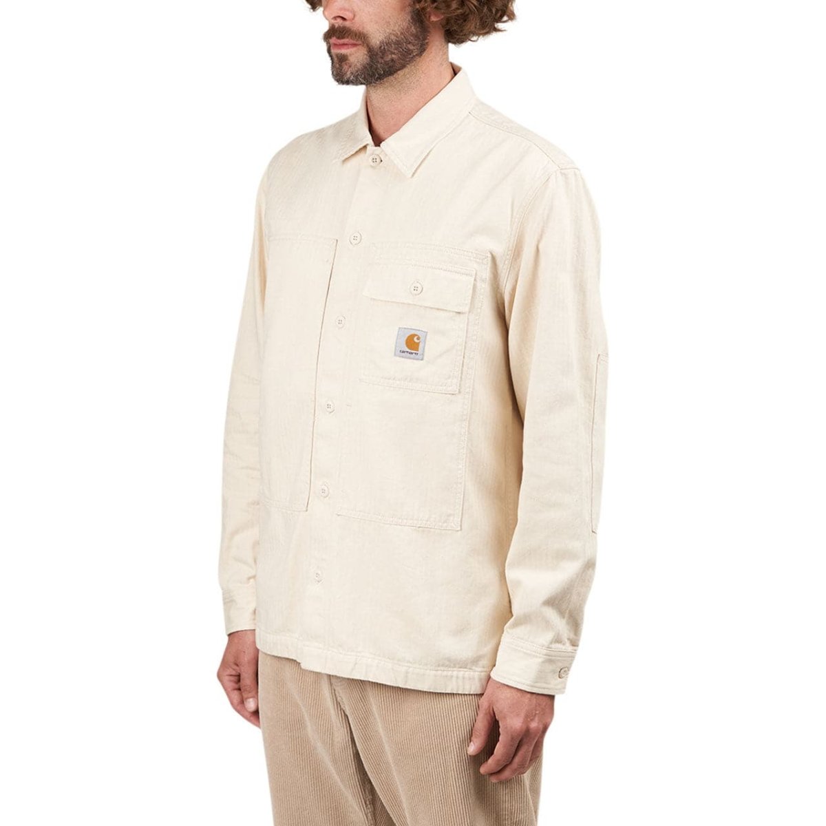 Carhartt WIP L/S Charter Shirt (Natural)  - Allike Store