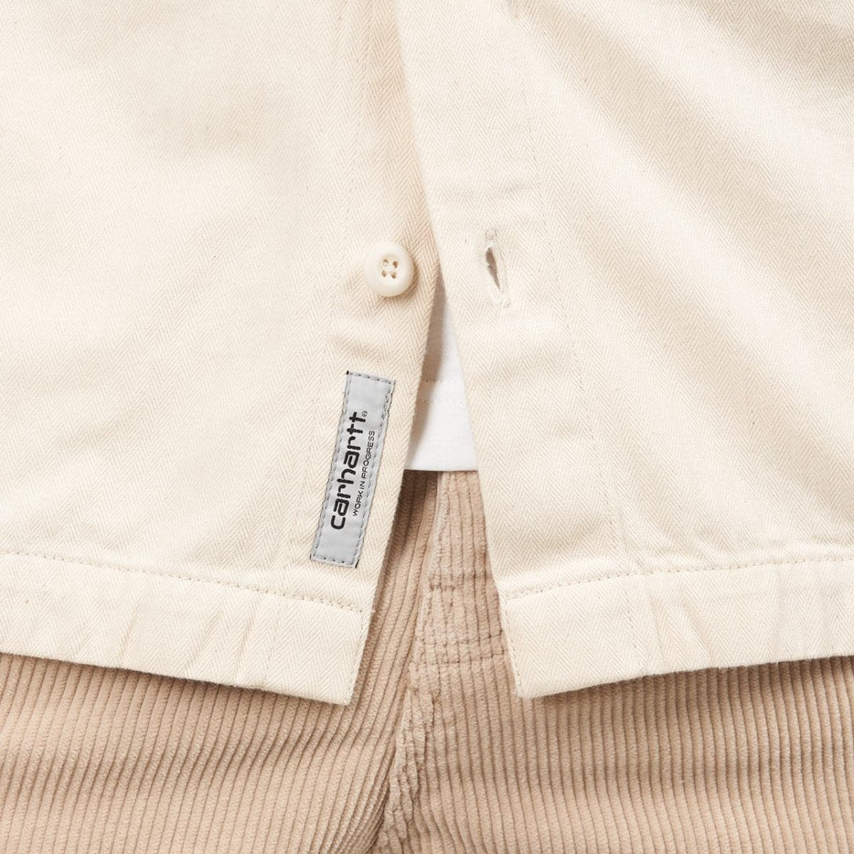 Carhartt WIP L/S Charter Shirt (Natural)  - Allike Store