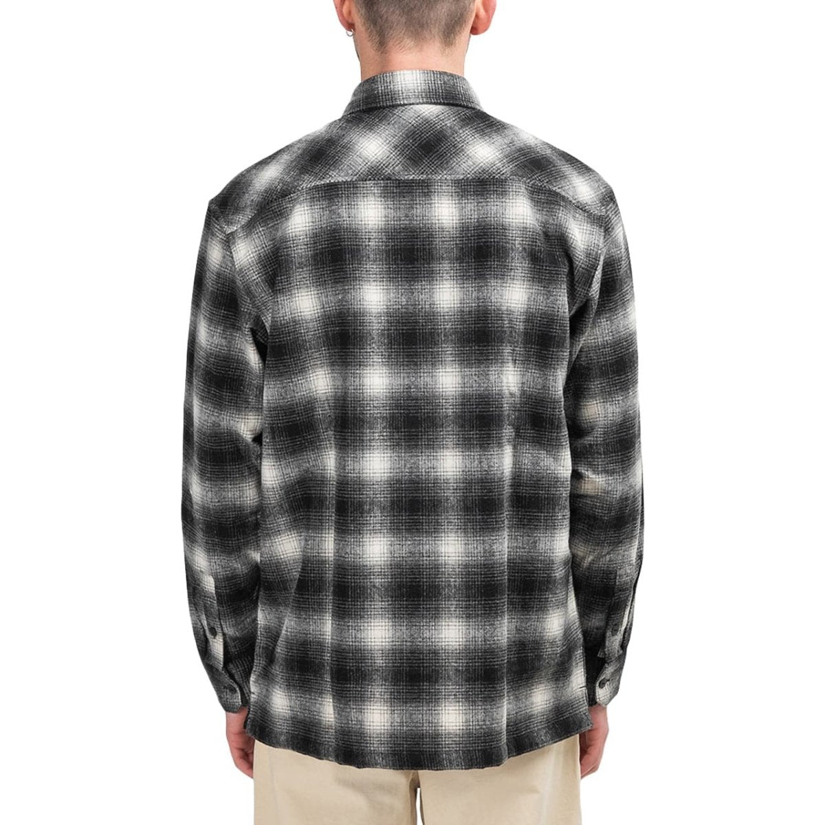 Carhartt WIP L/S Halleck Shirt (Schwarz / Weiß)  - Allike Store