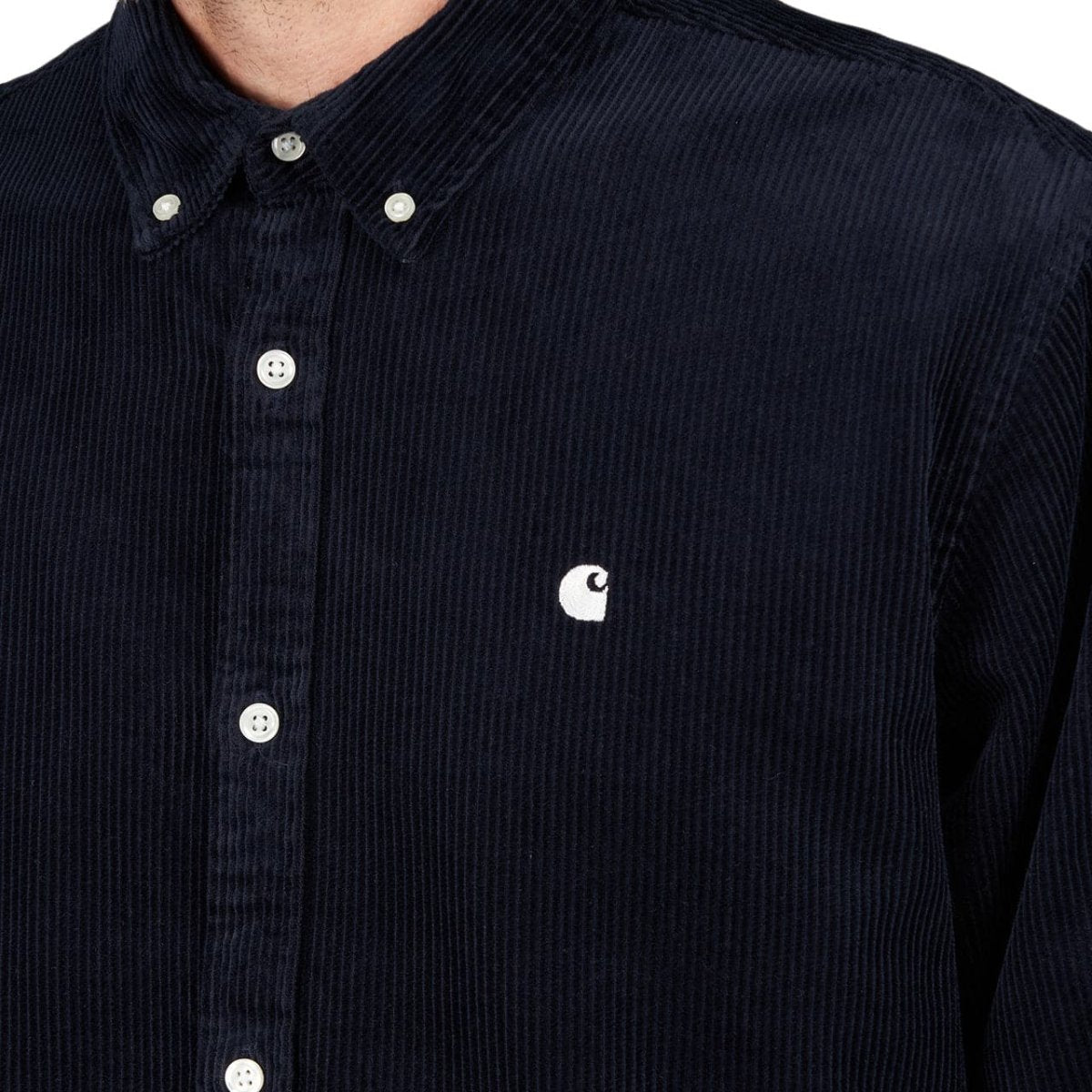 Carhartt WIP L/S Madison Cord Shirt (Blau)  - Allike Store