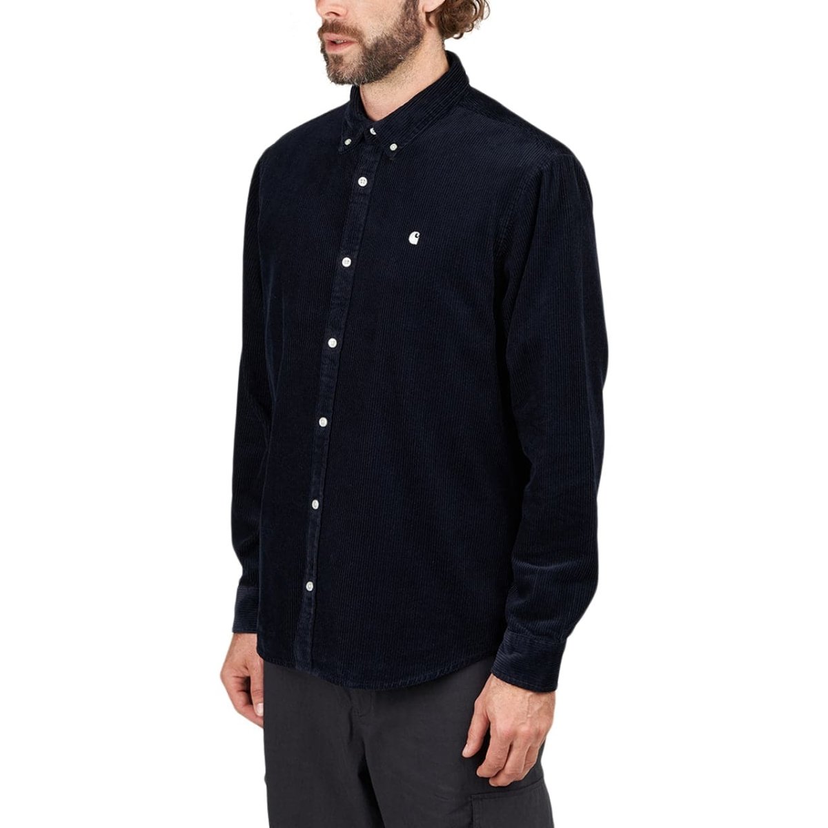 Carhartt WIP L/S Madison Cord Shirt (Blau)  - Allike Store