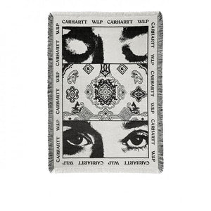 Carhartt WIP Scope Woven Blanket (Weiss / Schwarz)  - Allike Store