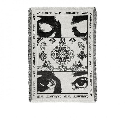 Carhartt WIP Scope Woven Blanket (Weiss / Schwarz)  - Allike Store