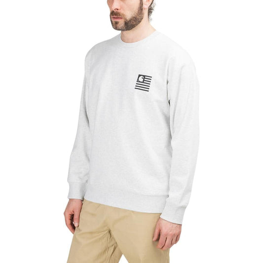 Carhartt WIP State Chromo Sweatshirt (Hellgrau)  - Allike Store