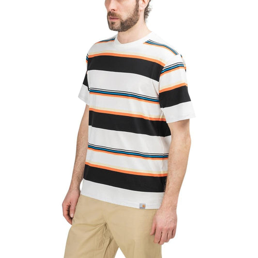 Carhartt WIP Sunder T-Shirt (Weiß / Schwarz / Orange)  - Allike Store