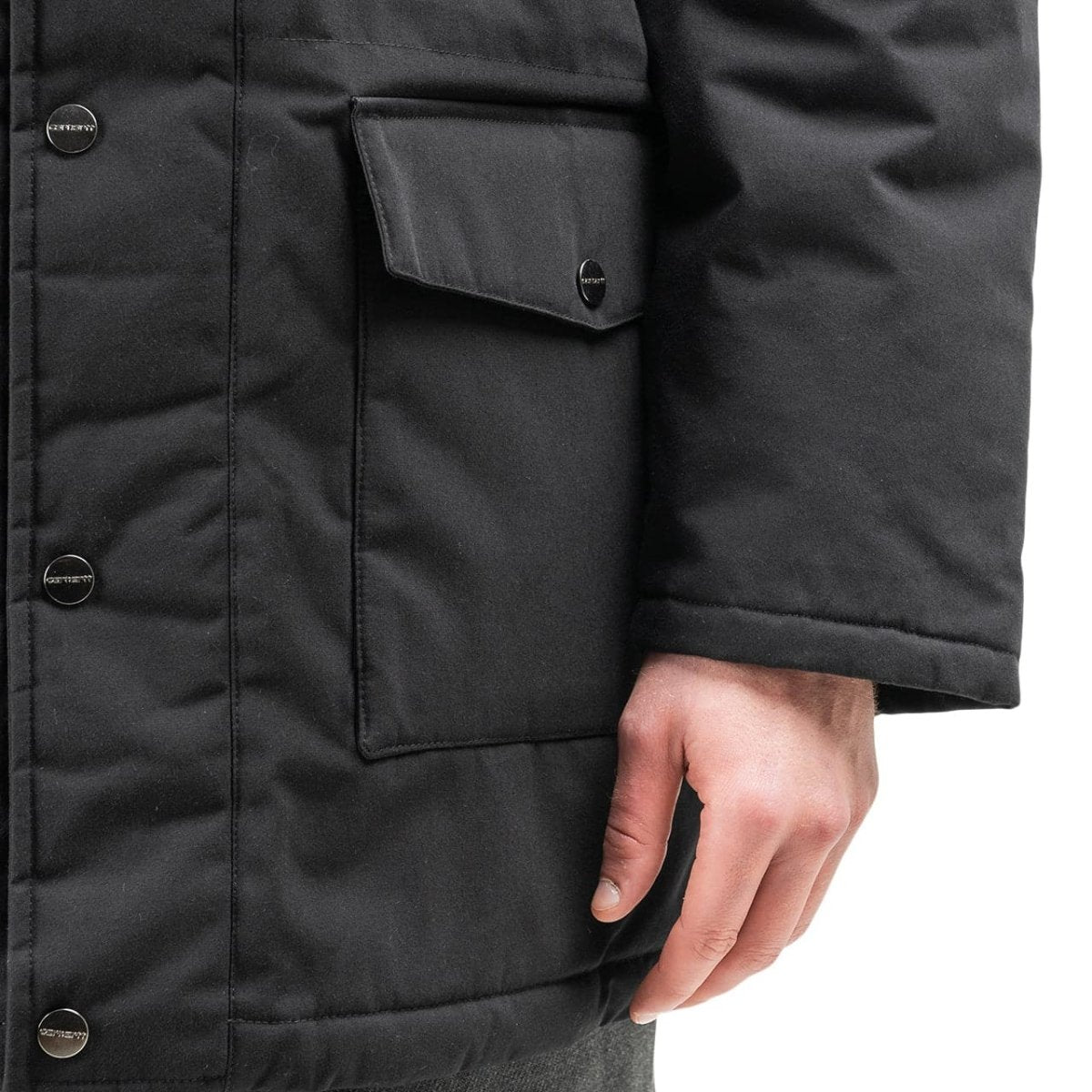 Carhartt WIP Tropper Parka (Schwarz)  - Allike Store