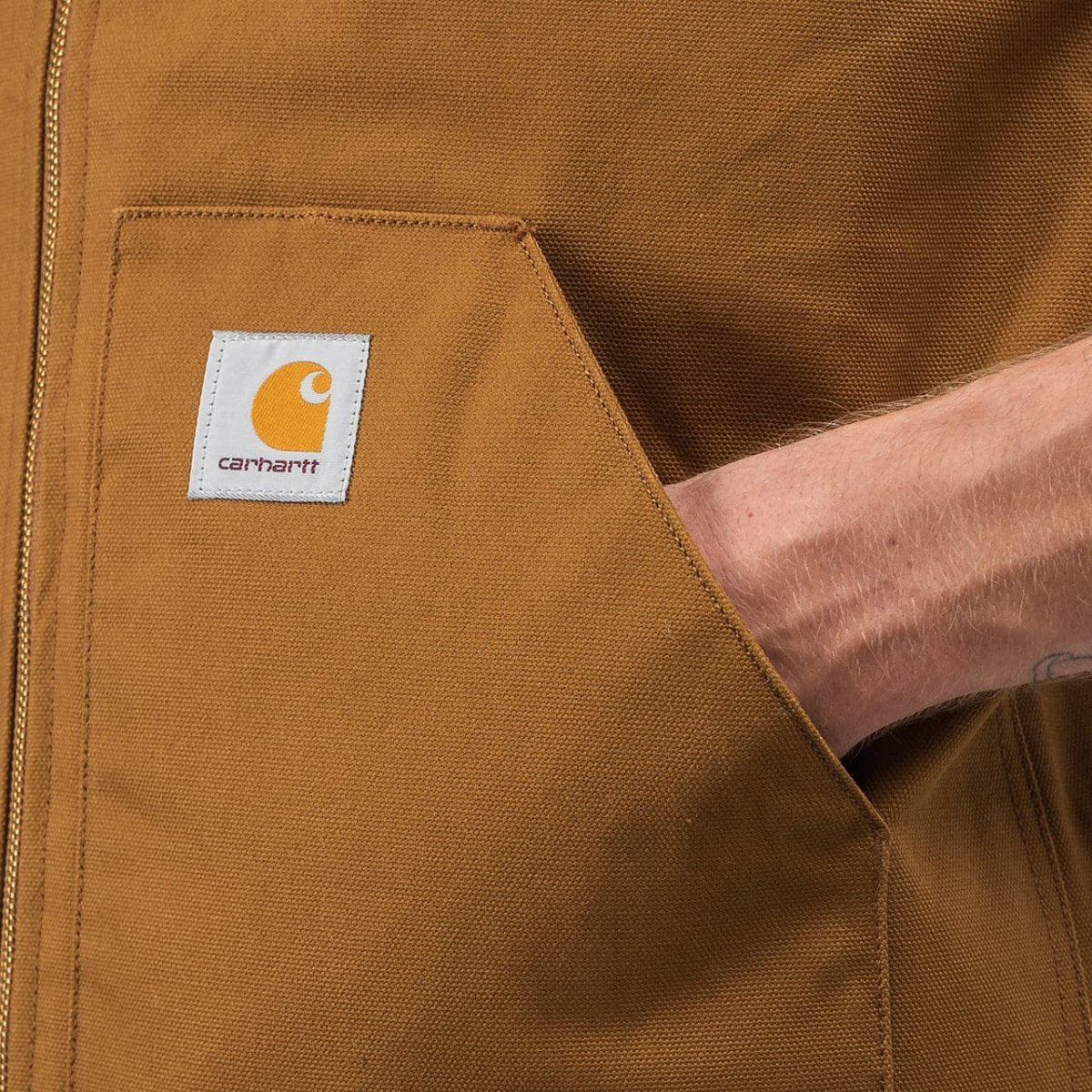 Carhartt WIP Vest (Braun)  - Allike Store