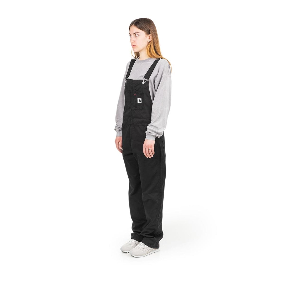 Carhartt WIP W Bib Overall Straight (Schwarz)  - Allike Store