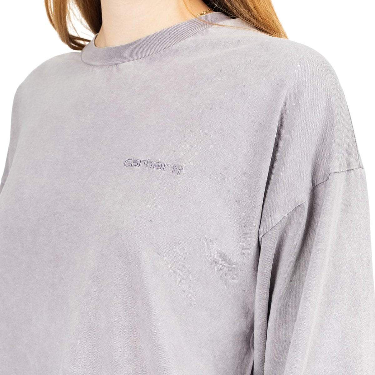 Carhartt WIP W Mosby Script Longsleeve (Flieder)  - Allike Store