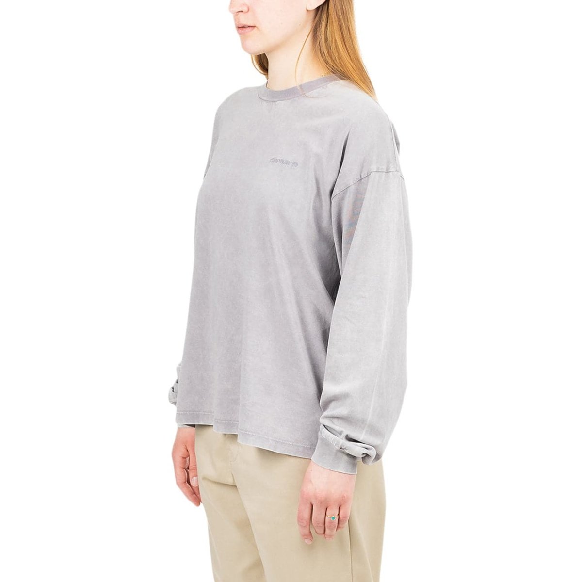 Carhartt WIP W Mosby Script Longsleeve (Flieder)  - Allike Store