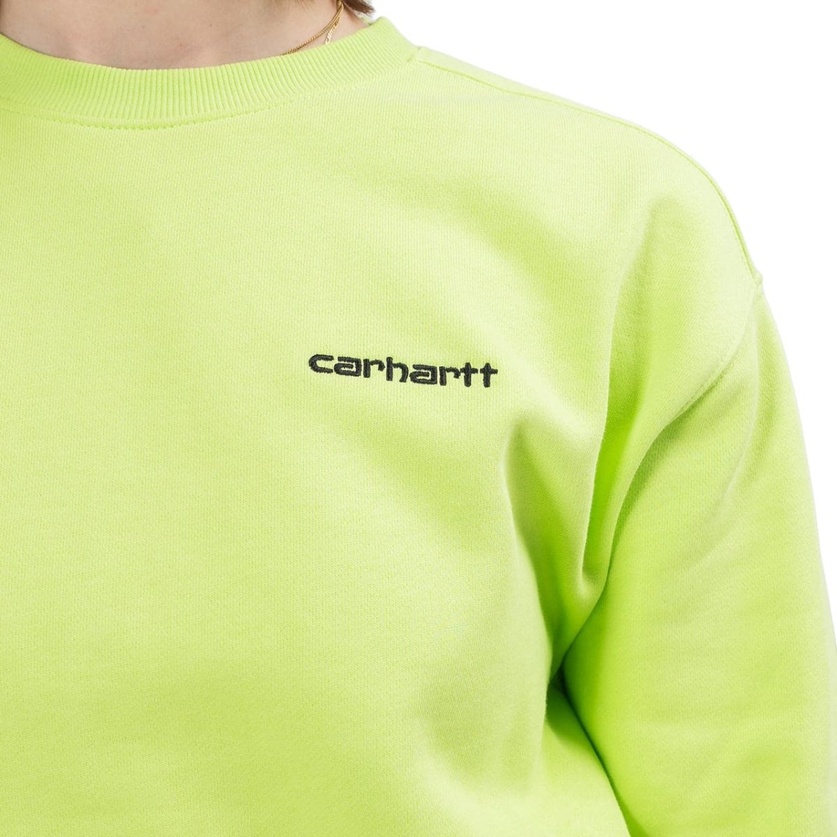 Carhartt WIP W Script Embroidery Sweatshirt (Grün)  - Allike Store