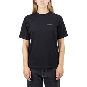 Carhartt WIP W' S/S Script Embroidery T-S (Schwarz)  - Allike Store