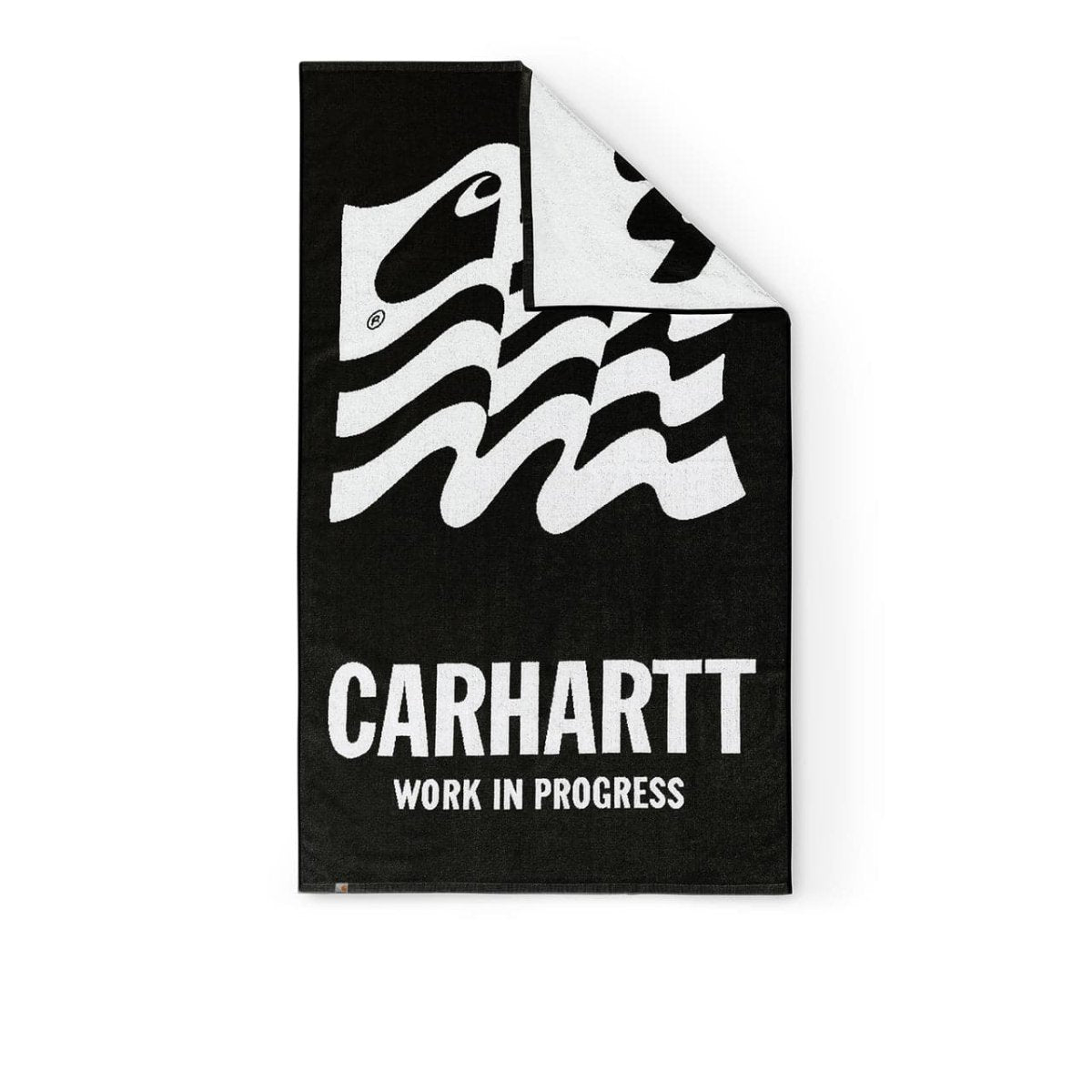 Carhartt WIP Wavy State Towel (Schwarz / Weiß)  - Allike Store
